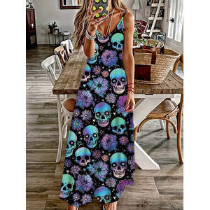Robe Tête de Mort 'Jardin Squelettique'