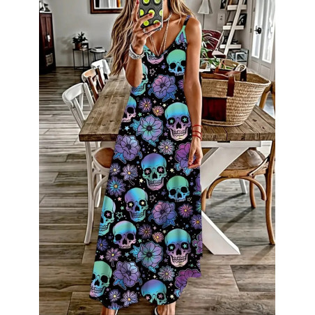 Robe Tête de Mort 'Jardin Squelettique'