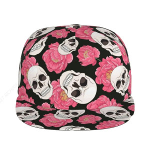 Détails de la Casquette Tête de Mort - Jardin des Ombres