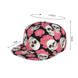 Dimensions de la Casquette Tête de Mort - Jardin des Ombres
