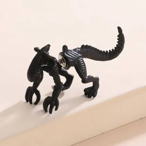 Détails des Boucles d'Oreilles Alien 'Xénomorphe Obscure'
