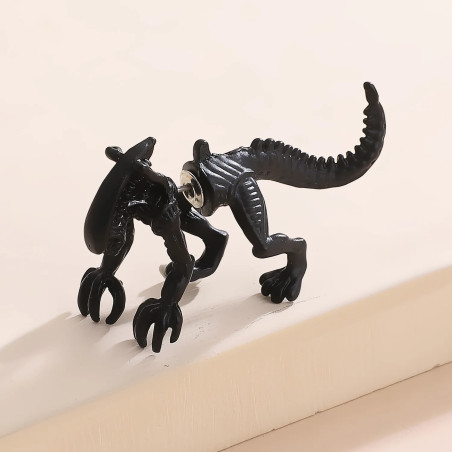 Détails des Boucles d'Oreilles Alien 'Xénomorphe Obscure'