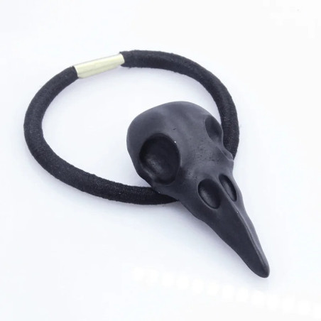 Élastique à Cheveux Corbeau Mystique modèle noir