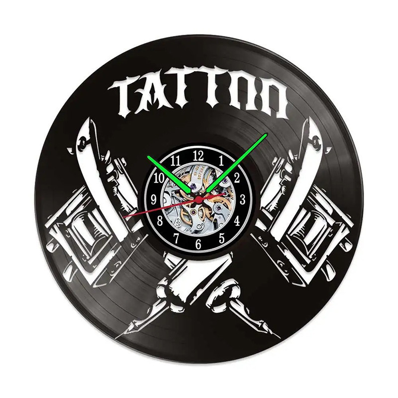 Horloge Murale 'Tattoo Machine' - Esprit Old School