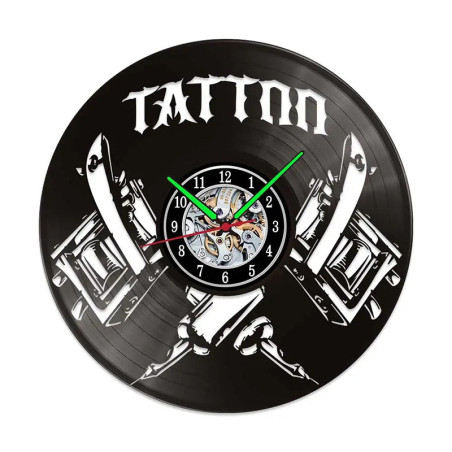 Horloge Murale 'Tattoo Machine' - Esprit Old School