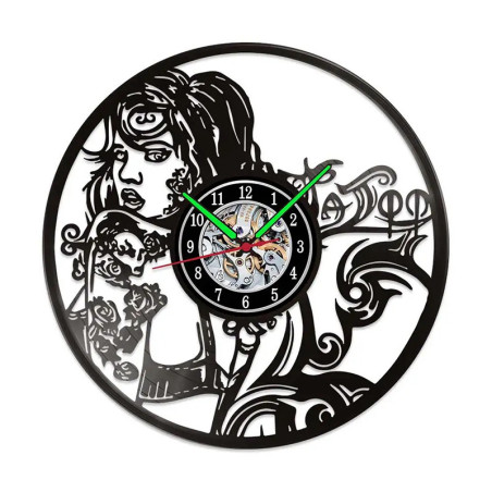 Horloge Murale 'Tattoo Girl' - Esprit Ink & Art