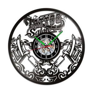 Horloge Murale 'Tattoo Legacy' - Art & Encre