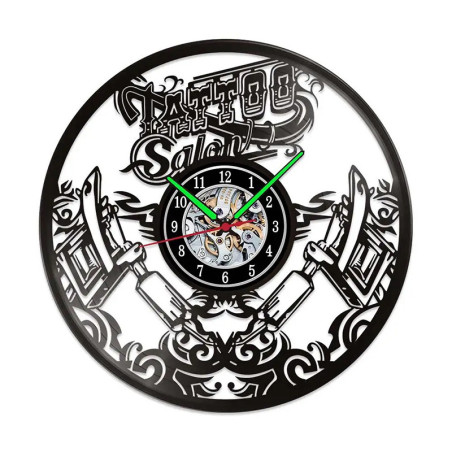 Horloge Murale 'Tattoo Legacy' - Art & Encre