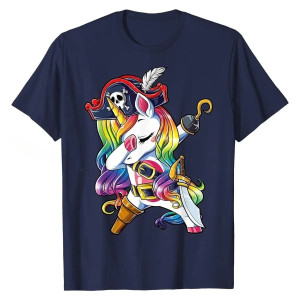 T-shirt Fantastique 'Licorne Pirate Spectrale'