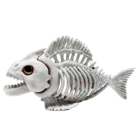 Vue générale Réplique Squelette Poisson Piranha 'Terreur d'Aquarium'