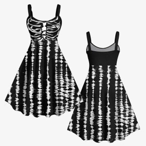 Robe Tête de Mort 'Skeleton Elegance'