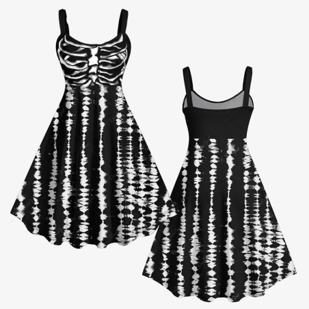 Robe Tête de Mort 'Skeleton Elegance'