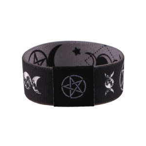 Vue complète du Bracelet Gothique 'Clair de Lune Obscur'