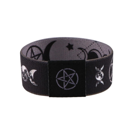 Vue complète du Bracelet Gothique 'Clair de Lune Obscur'