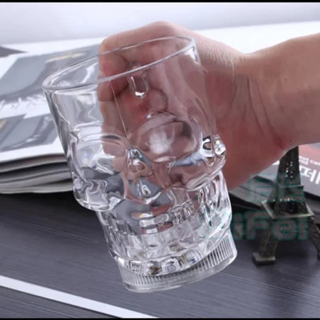 Détails du Mug Tête de Mort LED Crâne Néon - Grand Mug Lumineux