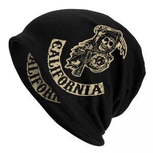 Vue complète du Bonnet Tête de Mort Sons Of Anarchy