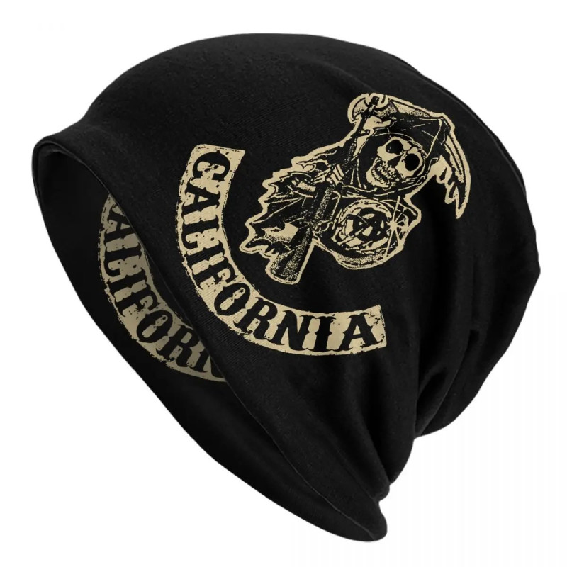 Vue complète du Bonnet Tête de Mort Sons Of Anarchy