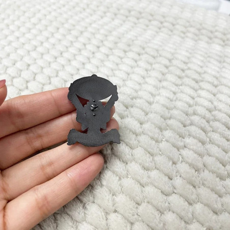 Vue arrière de la Broche Pins Tête de Mort El Bandito