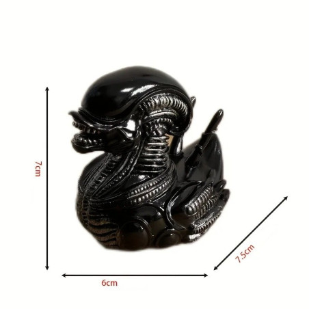 Dimensions de la Figurine de Canard Alien – Canard Xéno-Invasion