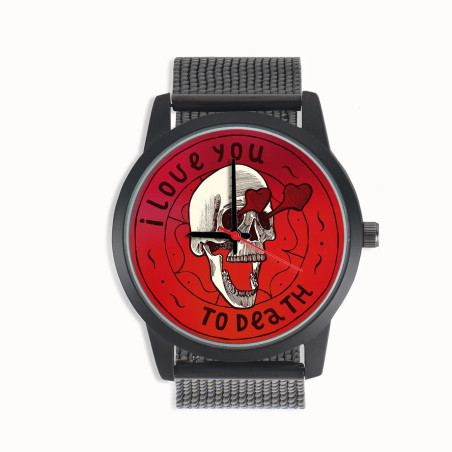 Détails de la Montre Tête de Mort – Love to Death