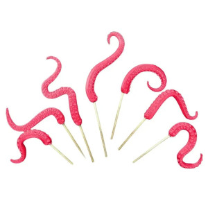 Décor Plante Tentacule – Tentacules d’Ambiance “Kraken Botanique” - couleur rouge