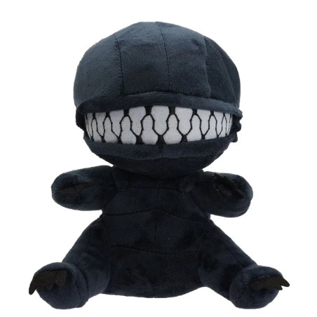 Vue face de la Peluche Tête de Mort – Alien Chibi Cauchemar Mignon