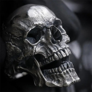 Bague Tête de Mort – Crâne du Damné