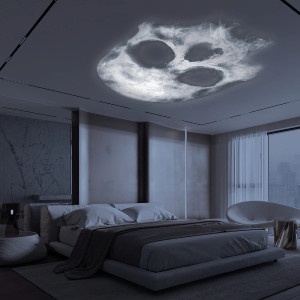 Exemple Lampe de Projection Tête de Mort – Crâne Fantomatique