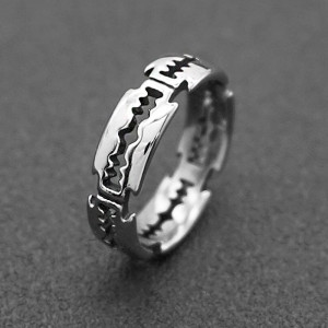 Vue générale Bague Rock - Lames du Chaos