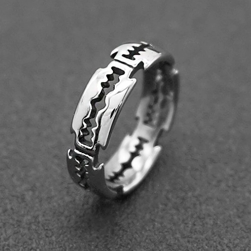 Vue générale Bague Rock - Lames du Chaos
