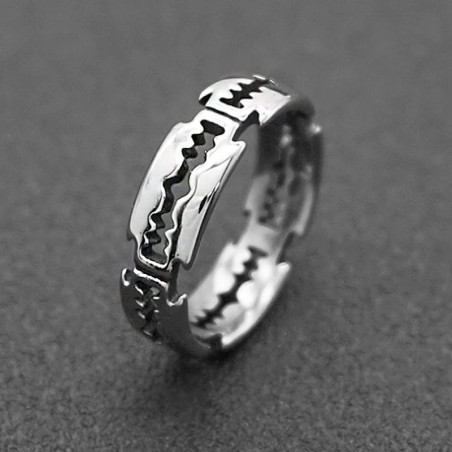 Vue générale Bague Rock - Lames du Chaos