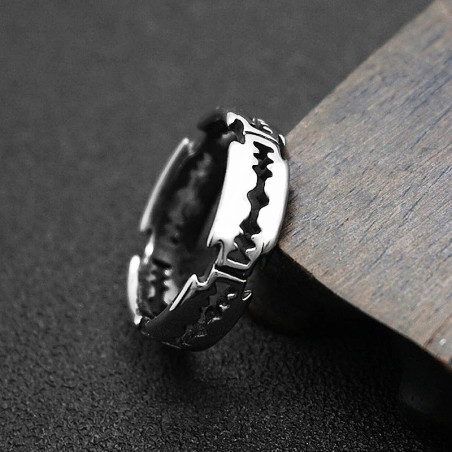 Vue détaillée Bague Rock - Lames du Chaos