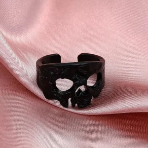 Bague Tête de Mort – Crâne Obscur
