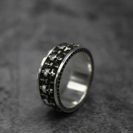Bague Tête de Mort – Cercle des Damnés