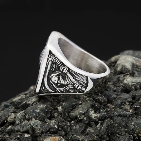 Bague Tête de Mort "Faucheuse Éternelle"