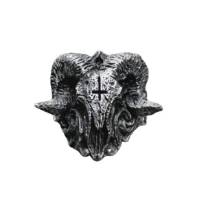 Bague Tête de Mort "Bélier du Chaos"