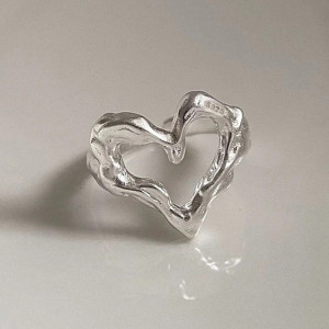 Avant Bague Rock "Cœur Liquéfié"