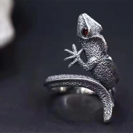 Avant Bague Lézard de Sang