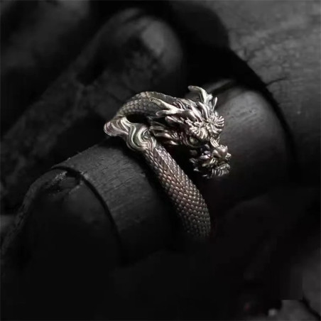 Avant Bague Dragon des Profondeurs