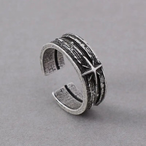 Bague Punk Rock "Étoile du Néant"
