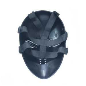 Vue arrière du Masque Tête de Mort Airsoft – Ghost Unit - couleur noir