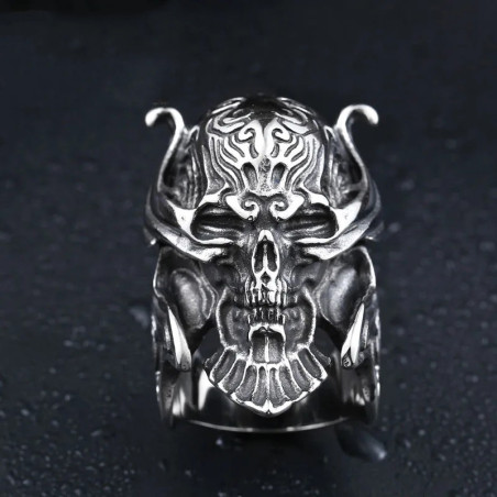 Bague Tête de Mort "Seigneur des Abysses"