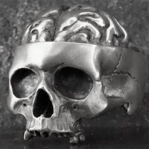 Bague Tête de Mort "Esprit Déchaîné"