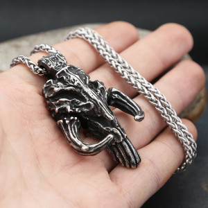 Collier Tête de Mort Crâne Béhémoth
