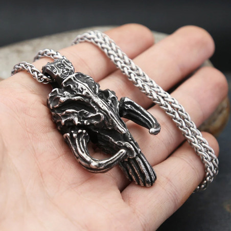 Collier Tête de Mort Crâne Béhémoth