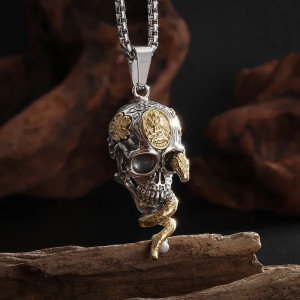 Collier Tête de Mort "Venin Royal"