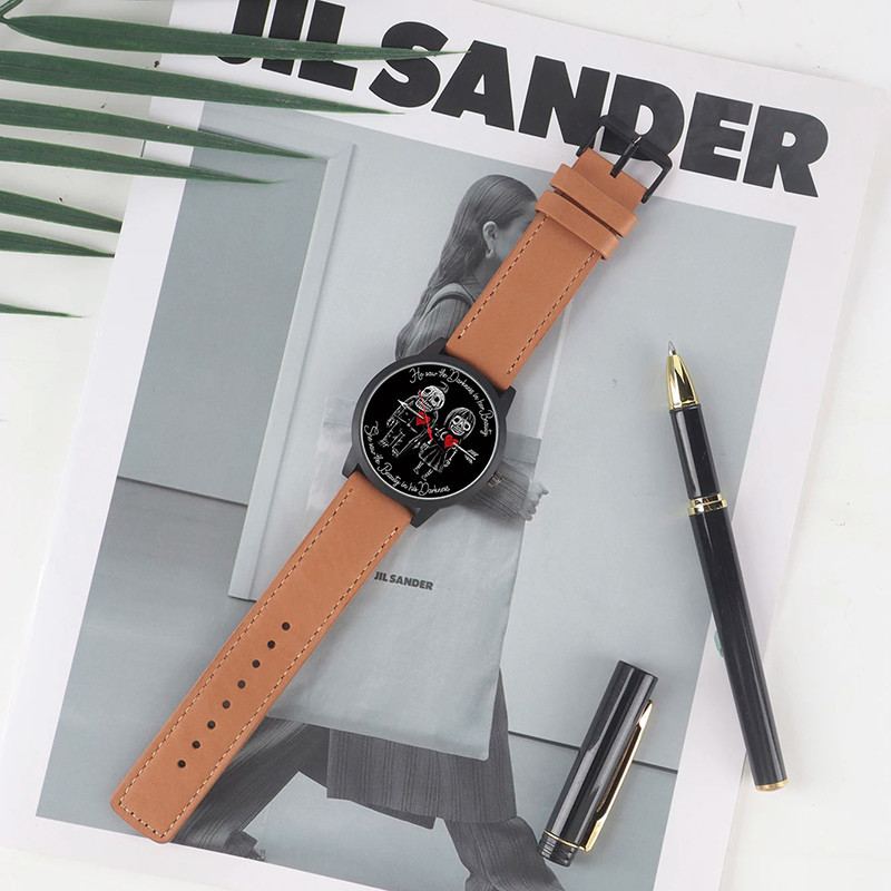 Montre Tête de Mort ""Love in Darkness"" Modele 1