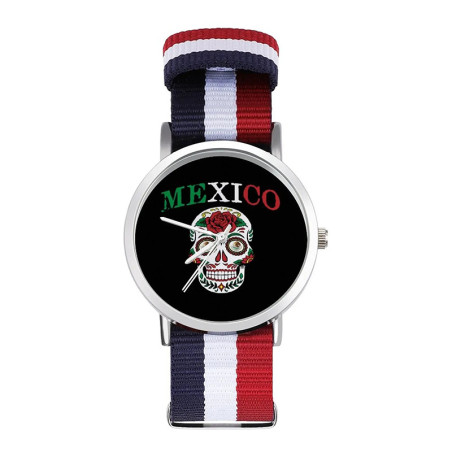 Montre Tête de Mort ""Calavera Mexico""