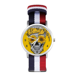 Montre Tête de Mort ""Skull Tournesol Pop""