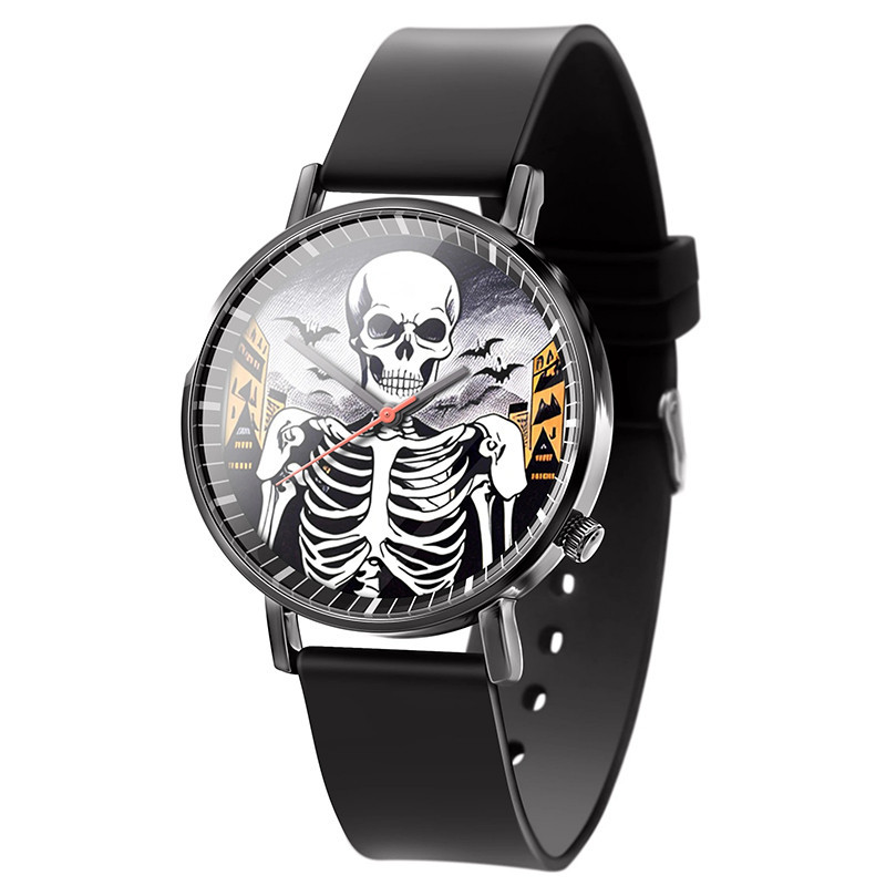 Montre Tête de Mort ""Skull Halloween Night""